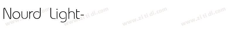 Nourd Light字体转换